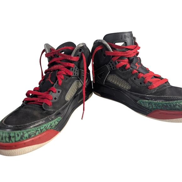 Nike Air Jordan Spizike OG Black Varsity Red Green Men's 315371-026 Size 8.5 - Picture 1 of 14
